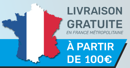 Livraison gratuite en France métropolitaine à partir de 60€